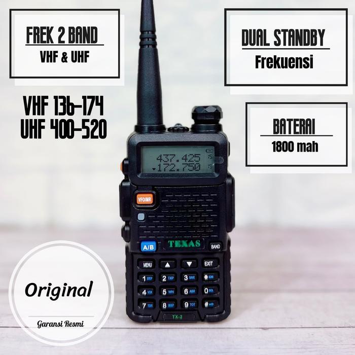 HT TEXAS TX 2 / HT DUAL BAND / HANDY TALKIE TEXAS TX2