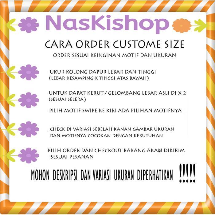 Best Seller Gorden Kolong Dapur Tirai Waterproof Anti Air Terlaris  Original