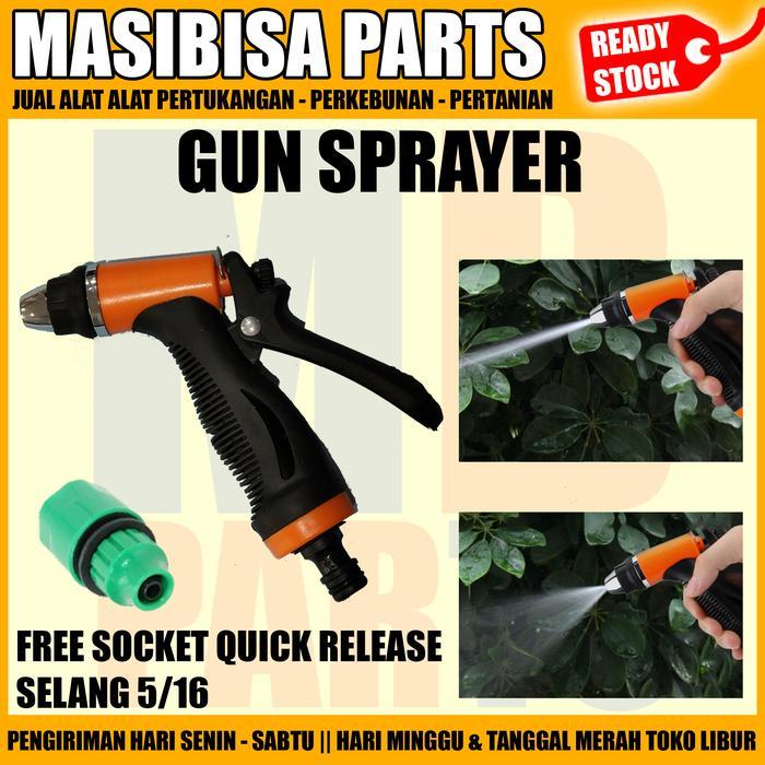 SPRAYER GUN / TEMBAKAN AIR TAMAN / CUCI MOBIL / MOTOR / AC