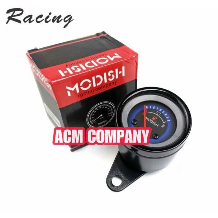 Speedometer Amper Bensin Jarum / Fuel Meter Bensin jarum bulat universal 12volt motor mobil