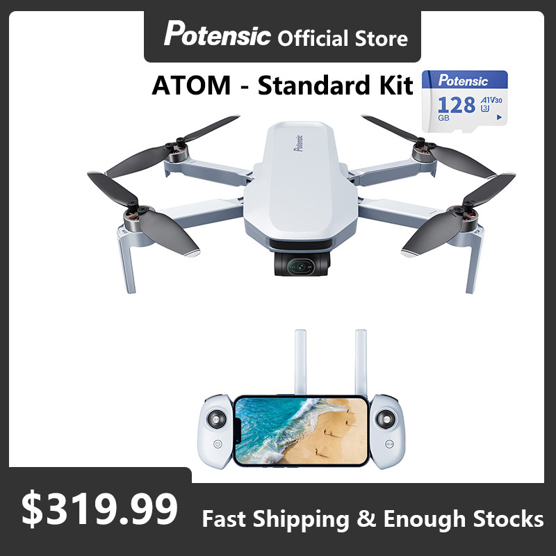 Potensic C0 4K Camera Drone Professional Mini Drone with 3 Axis Gimbal GPS 6KM Brushless RC Toys