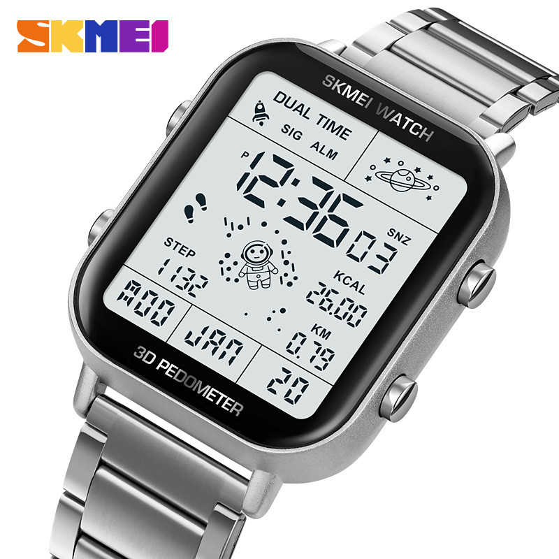 Skmei 1888 Calendar Clock Reloj Hombre Sport Pedometer Calorie Calculation Digital Watches Men