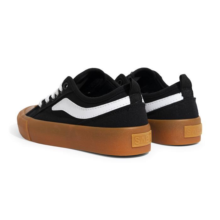 Aerostreet - Veron Mono Black Gum - Sepatu Sneakers Sepatu Kasual Pria Sepatu Kasual Wanita