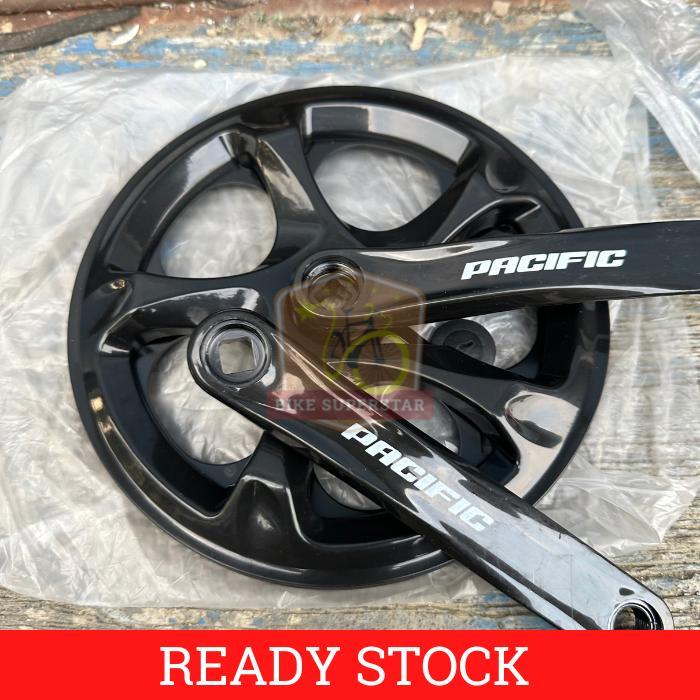 Crank Set Gir Sepeda 52T Pacific dengan Cover Lipat Fixie Minion Mini Velo
