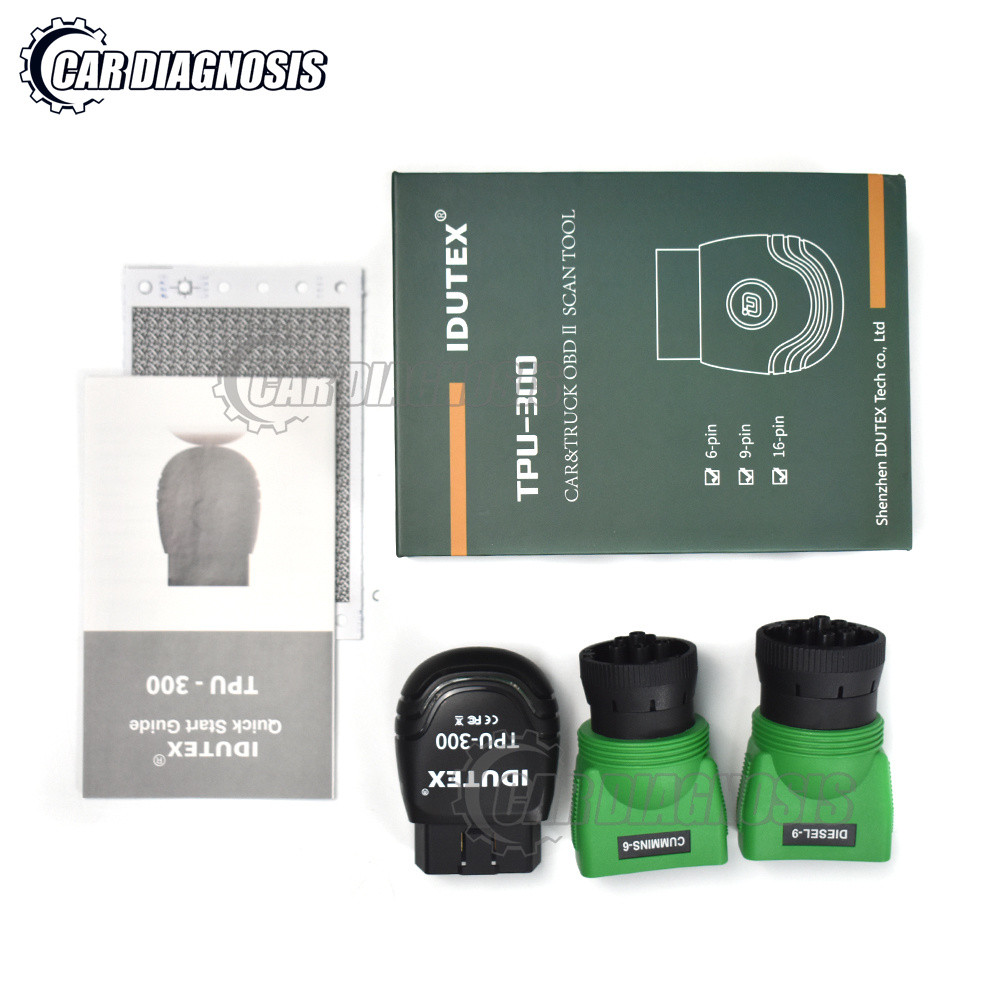 XTUNER TPU300 Truck OBD2 code reader IDUTEX Passenger Cars&Commercial Vehicle OBD2 Vpecker Xtuner TP