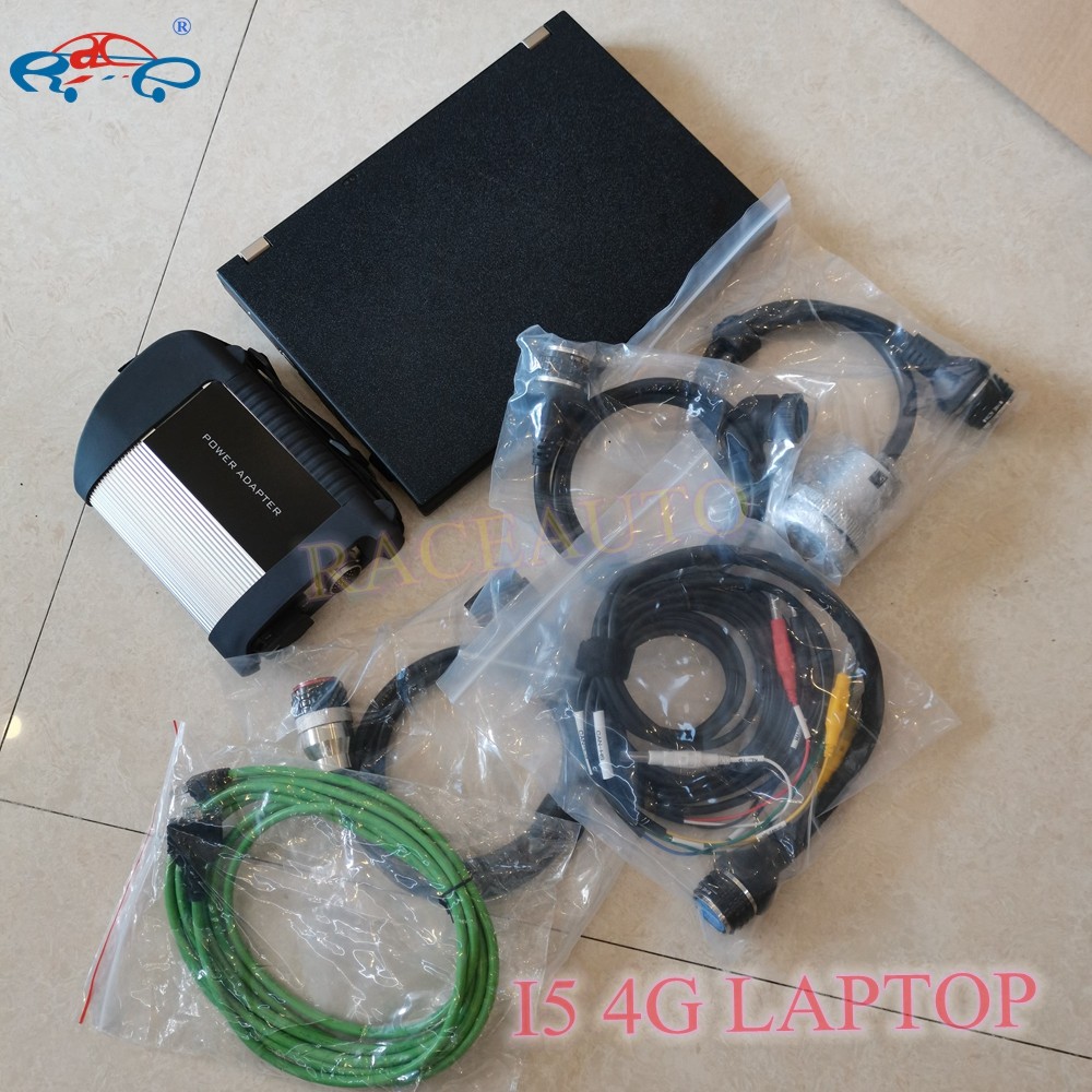 V12.2023 Latest Software Super MB Star C4 SD Interface 480GB SSD Installed Well Laptop T410 I5 4G fo