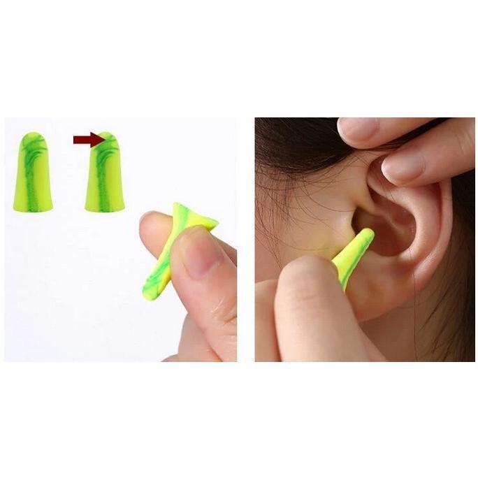 5PAIRS OHROPAX MINI SOFT EARPLUGS WASHABLE FOAM EAR PLUGS SLEEPING