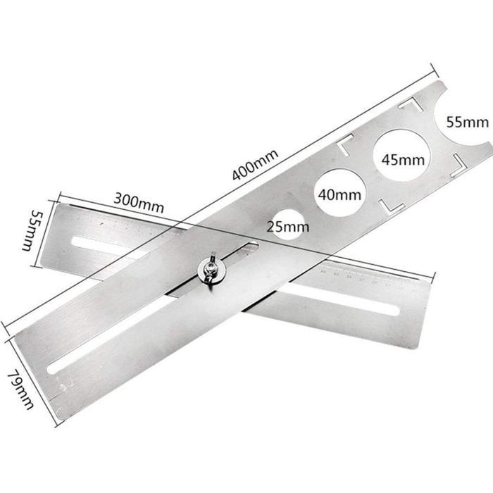 40/60cm Adjustable Tile Hole Locator/Hole Locator/Puncher Ruler/Puncher ruler Pekerjaan Hias Rumah