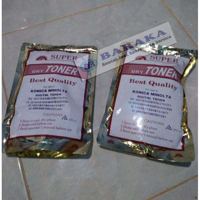 KONICA MINOLTA TONER FOTOCOPY SUPER BEST QUALITY UNTUK MESIN BIZHUB & DIALTA 250 GRAM TINTA PRINTER