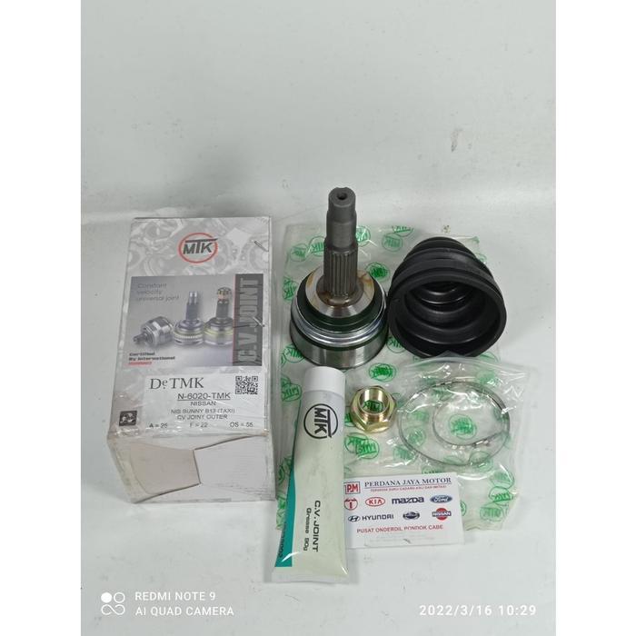 ONDERDIL MOBIL] JOINT OUTER AS RODA LUAR NISSAN SUNNY B13 1300 CC TAHAN LAMA