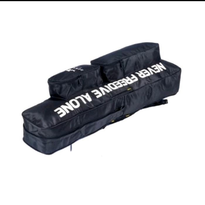 Bag Dunkel Freedive Alone Tas Long fin Snorkling Diving Spearfishing