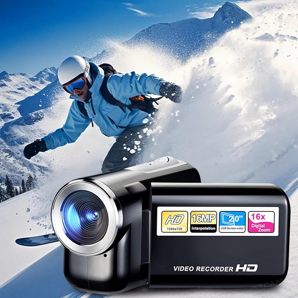 Full 1080P HD Rotation 16X High Definition Digital Camcorder Video DV Camera SD Card Hand-held DV