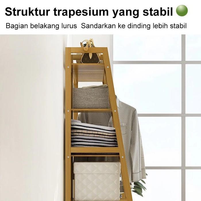 Etife Rak Gantungan Baju / Rak Baju / Rak Pakaian / Gantungan Baju Berdiri / Rak Baju Celana / Rak