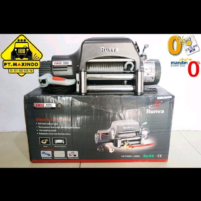 RUNVA Electric Winch EWXC-9500 (4,3 ton) High Speed Gear Ratio 130:1