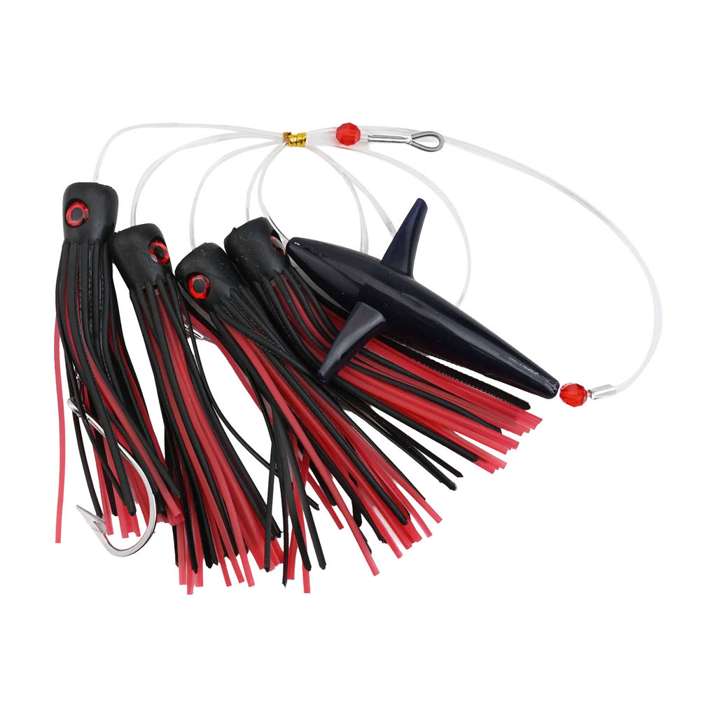 Feather Rig Bird Trolling Lure Fishing Rigged Trolling Lure Squid Tuna Daisy- Chains Saltwater