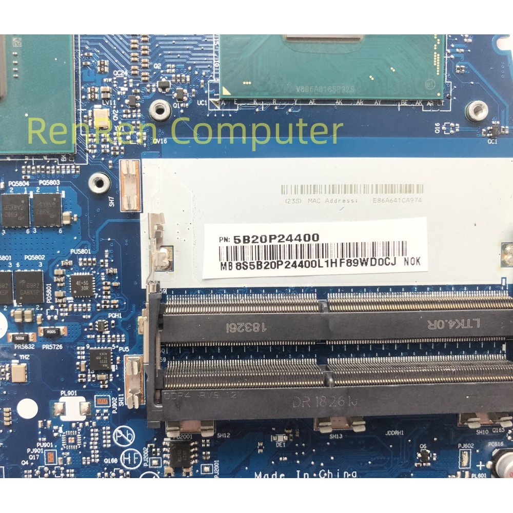 DY520 NM-B391 For Lenovo Legion Y520-15IKBM Laptop Motherboard BY520 5B20P24389 B520P24400 I5 I7 CPU
