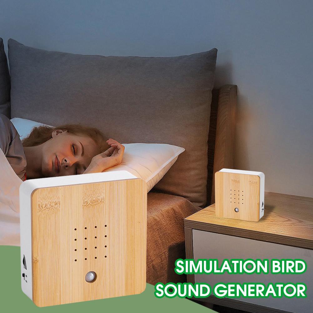 Portable Chirping Sound Box Mini Simulation Singing Bird Box Nature Sound Box Relaxing Bird Sensor
