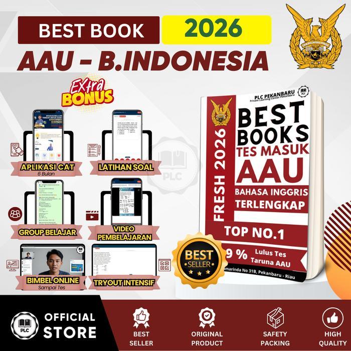 SIAPKIRIM PLC - Buku Bahasa Inggris Aau Persiapan Tes Aau Modul Aau Terupdate 2026 READY STOCK