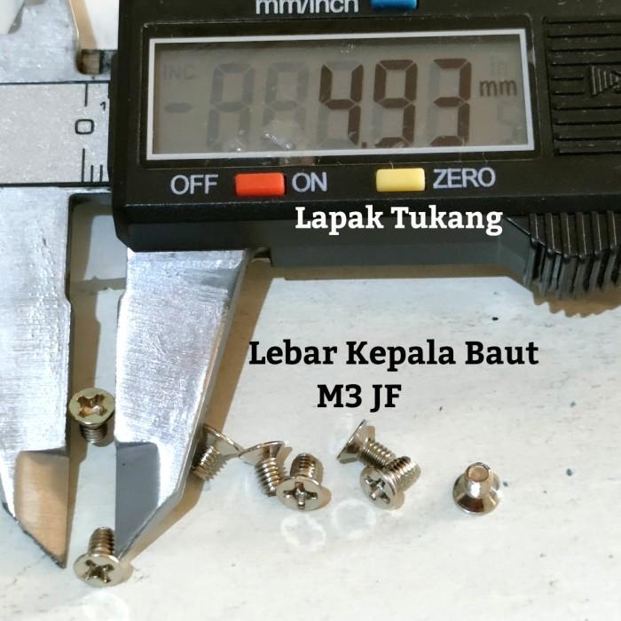 Baut M3 Jf M3X3 Flat Head Best Seller
