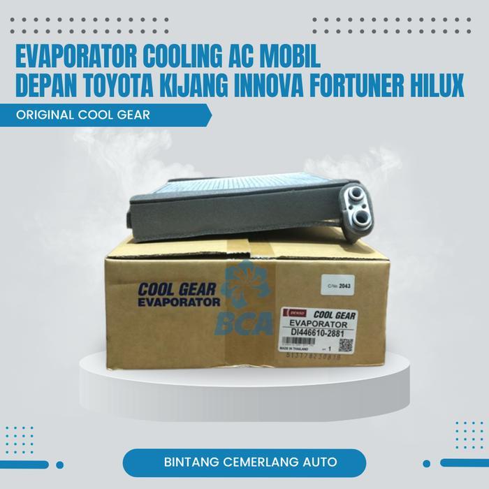 Evaporator Ac Mobil Depan Innova Fortuner Hilux Cool Gear Asli