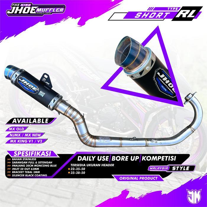 Knalpot Racing Mx King Mx New Mx Old Model Malaysia Style Original