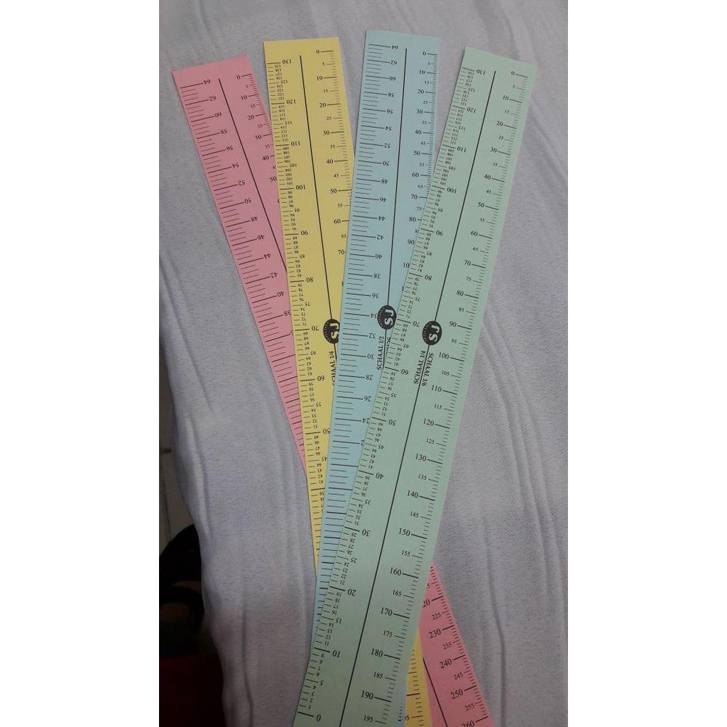 Skala Kertas/ Mistar Skala kertas Jahit/ Skala Jahit
