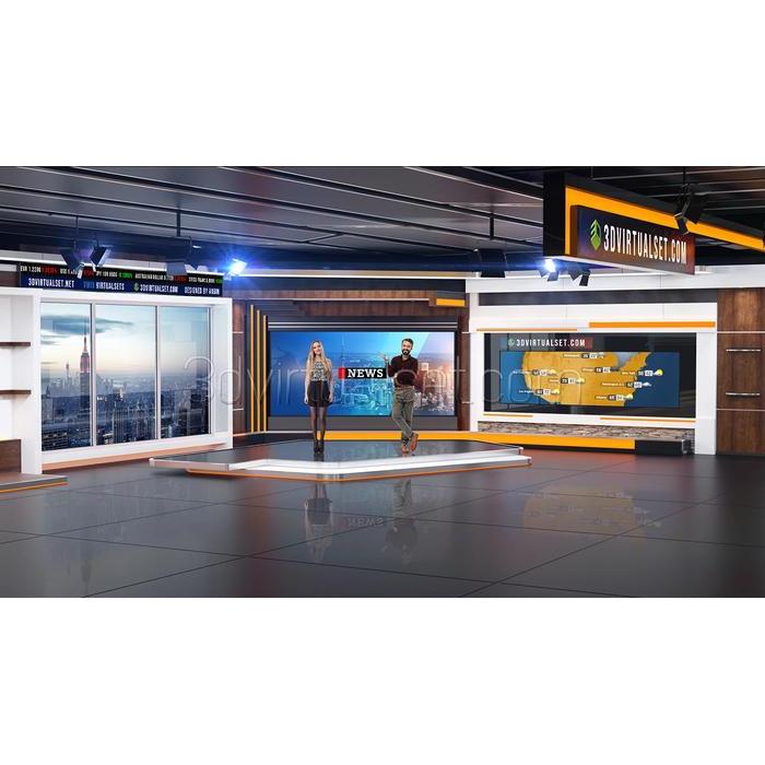 Virtual Set 3d vMIX 3 Screen