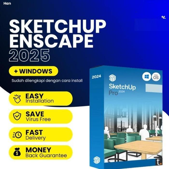 Sketchup Pro 2024 v24 + Enscape [Win/Sonoma/M1/M2/Intel Support Download Software Full Version