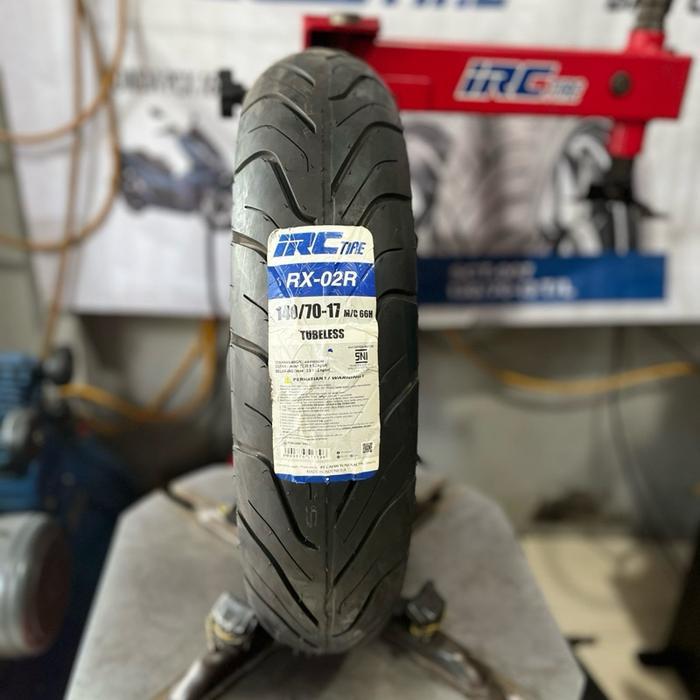Ban Motor Moge IRC RX 02 Road Winner 140 70 Ring17 Tubeless Produksi 2022 - 2023