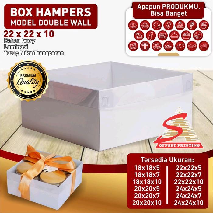 Box Hampers 22x22x10 / box pudding