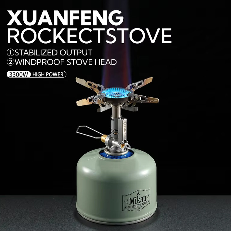 Campingmoon Xd-2F Outdoor Camping Gas Stove Split Gas Er Cooking Stove With Bag