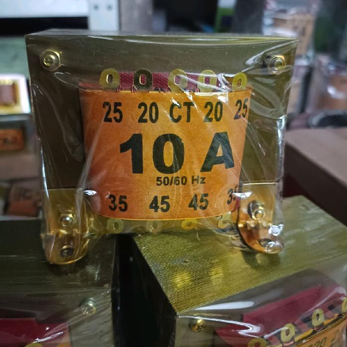 TRAVO 10A TRAFO 10 AMPER (10A KECIL) CT 45 HATOR untuk amplifier versi kecil