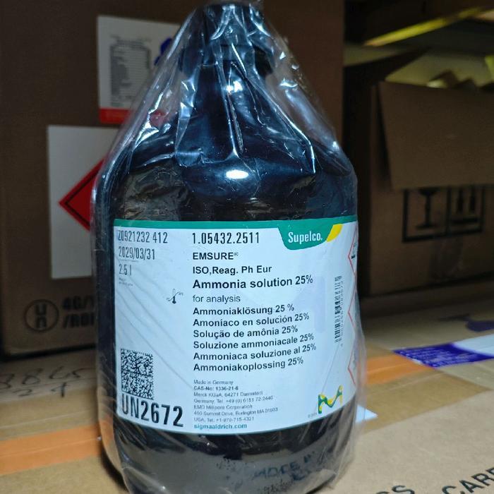 AMMONIA SOLUTION 25% MERCK 2.5L