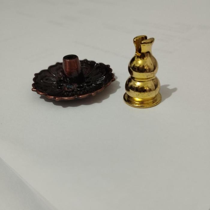 Tempat Bakar Hio Lingkar Dupa Stik Dupa Kerucut Bunga Lotus 9 Lubang New