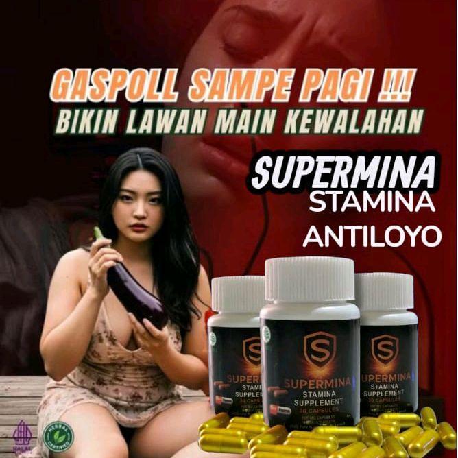 Obat Kuat Pria Herbal,Supermina,Supplement Stamina Antiloyo Kuat Tahan Lama