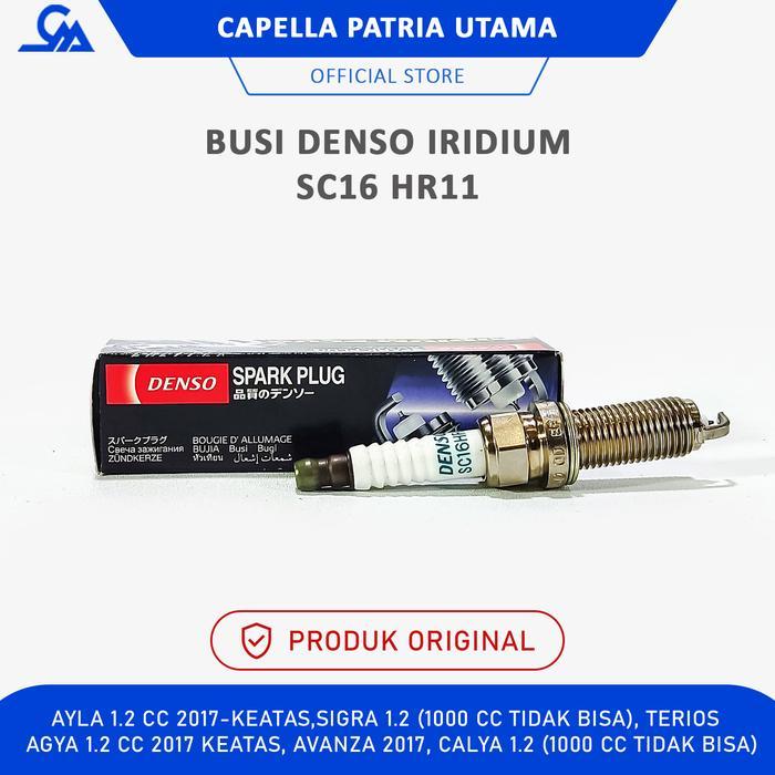 Busi Denso Iridium Sc16 Hr11 / Sc16Hr11 Terios Xenia Avanza (Delivery)