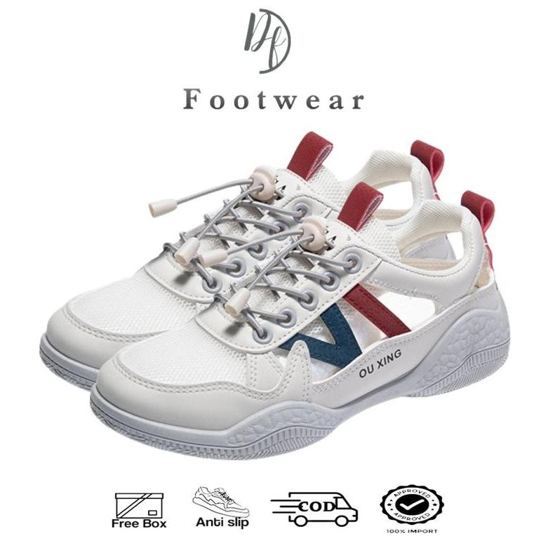 [DF FOOTWEAR] DF 694 Sepatu Wanita Sneakers Wanita Putih Premium Quality Casual Shoes