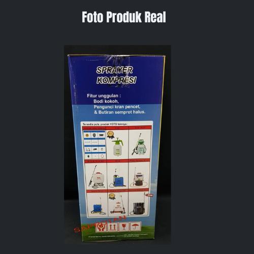 Hand Sprayer Plastik Yoto 5 Liter Alat Semprot Hama Pressure Sprayer
