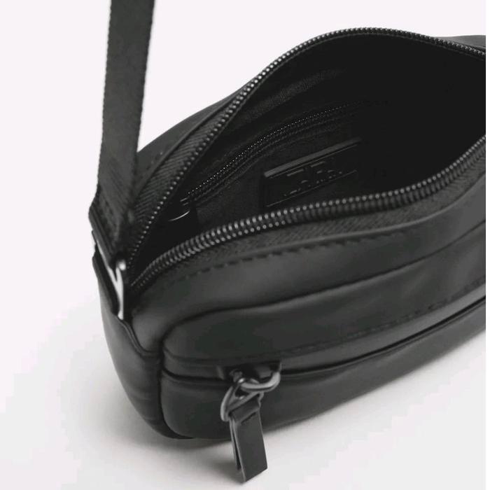 Tas Selempang Zara Pria Original Hitam 0011 Best Seller