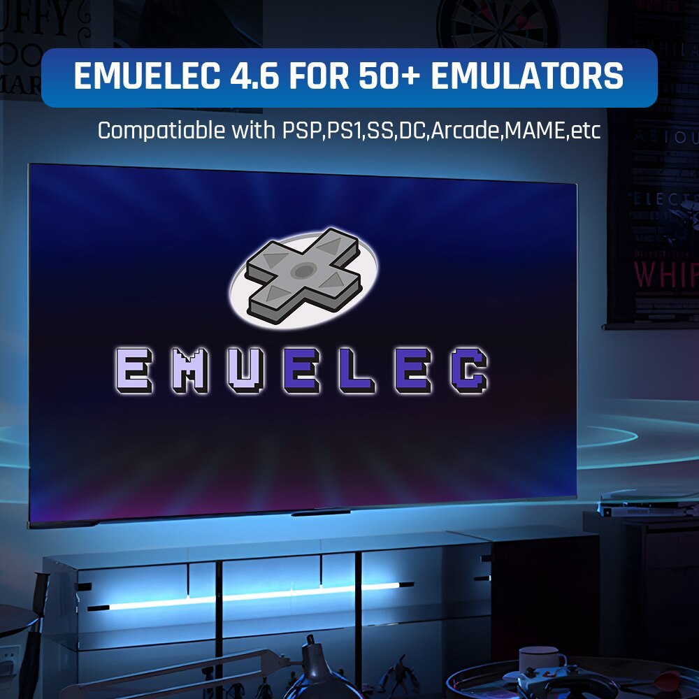 KINHANK Super Console X2 Pro Retro Video Game Console with 80000 Video Games for PS1/DC/MAME/SS with