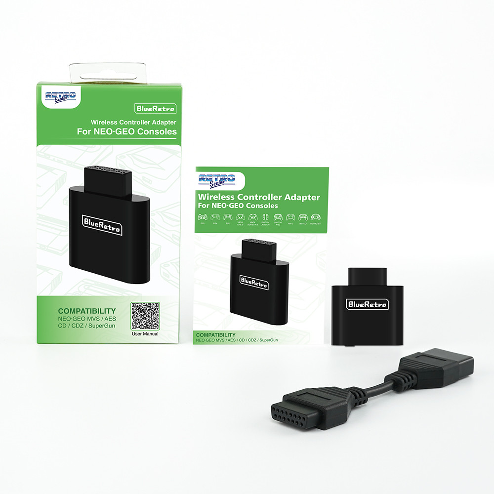 Retroscaler BlueRetro Wireless Game Controller Adapter For SNK NEOGEO MVS AES CD CDZ Conosle for