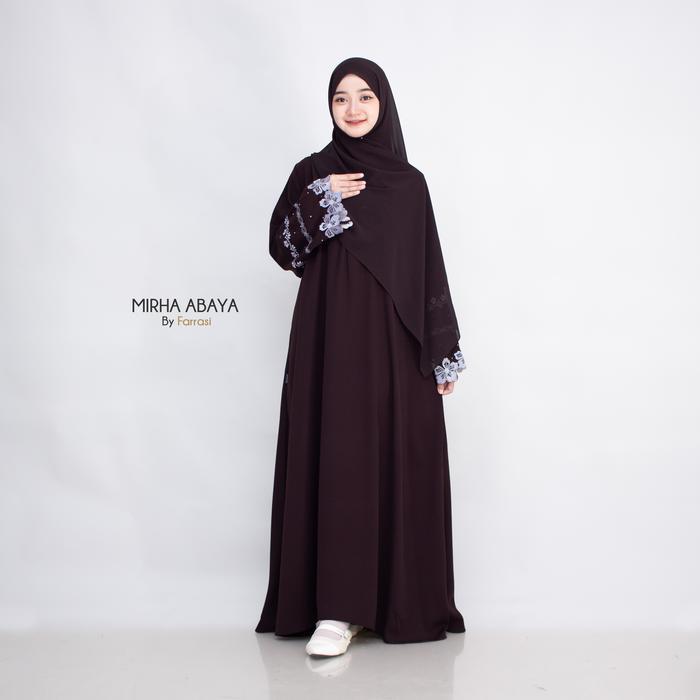 Farrasi Abaya Mirha / Abaya Motif bunga