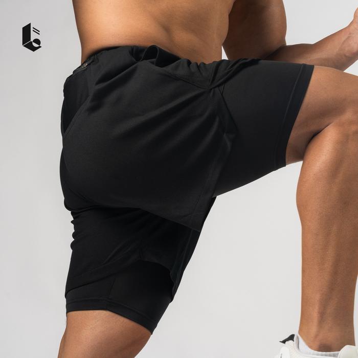 Premium Celana Legging Sport Pria Pendek Olahraga Leging Manset Baselayer Gym Original