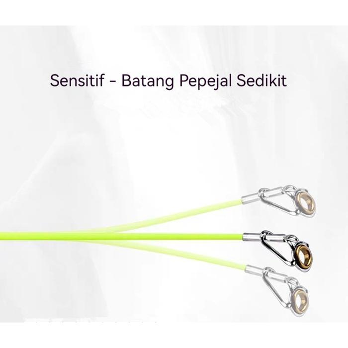 Caldari Joran Pancing Carbon Fiber Sea Fishing Rod 2.1M-3.6M/7 Tongkat Stik Pancing 3.6Meter Stick