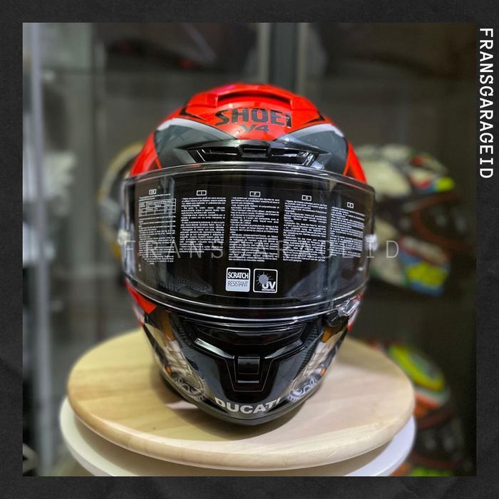 HELM SHOEI X14 DUCATI PANIGALE V4 RED GLOSSY X-FOURTEEN 1:1 FULLFACE