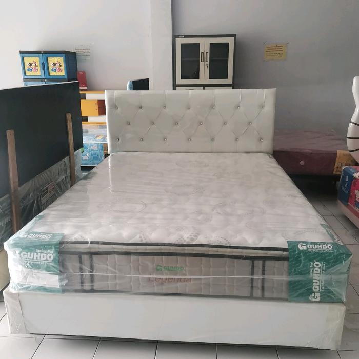 Spring Bed Guhdo Legenda Pillowtop 160x200 Garansi 10 tahun Furniture - Spring Bed + Dipan