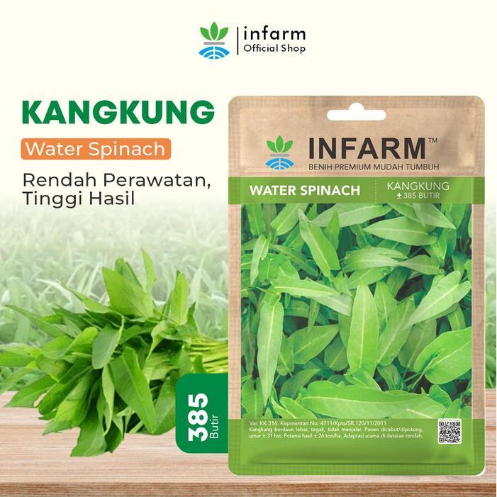 INFARM - Bibit Sayuran Kangkung Benih Sayuran Benih Sayur Bibit Tanaman Kangkung Tanam Sayur