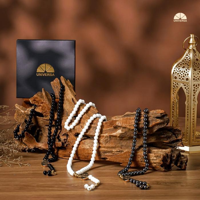 terlaris Tasbih Premium Black - Onyx 99 Butir 100% ori
