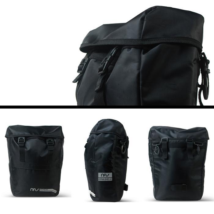 Shimano Bike - Tas Sepeda Touring Depan Tas Belakang Sepeda Lipat Tr.5