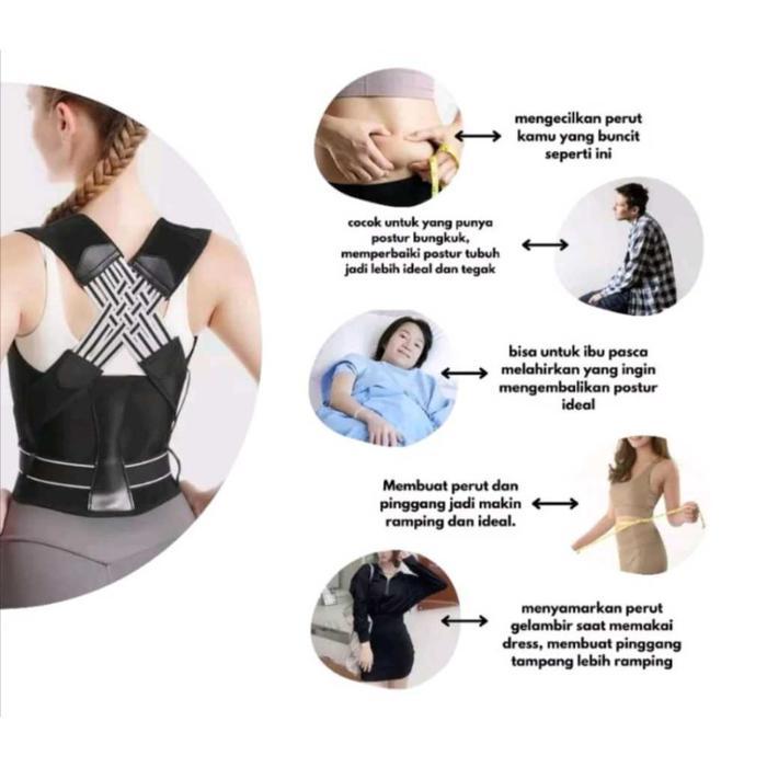 Posture Corrector Belt / Penyangga Punggung Generasi ke 3Posture Corrector Belt / Penyangga Punggung